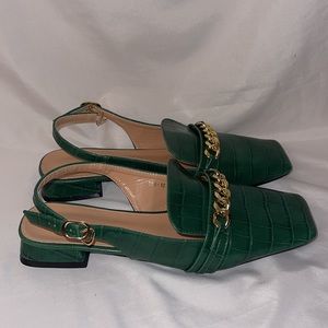 Faux Alligator skin shoes